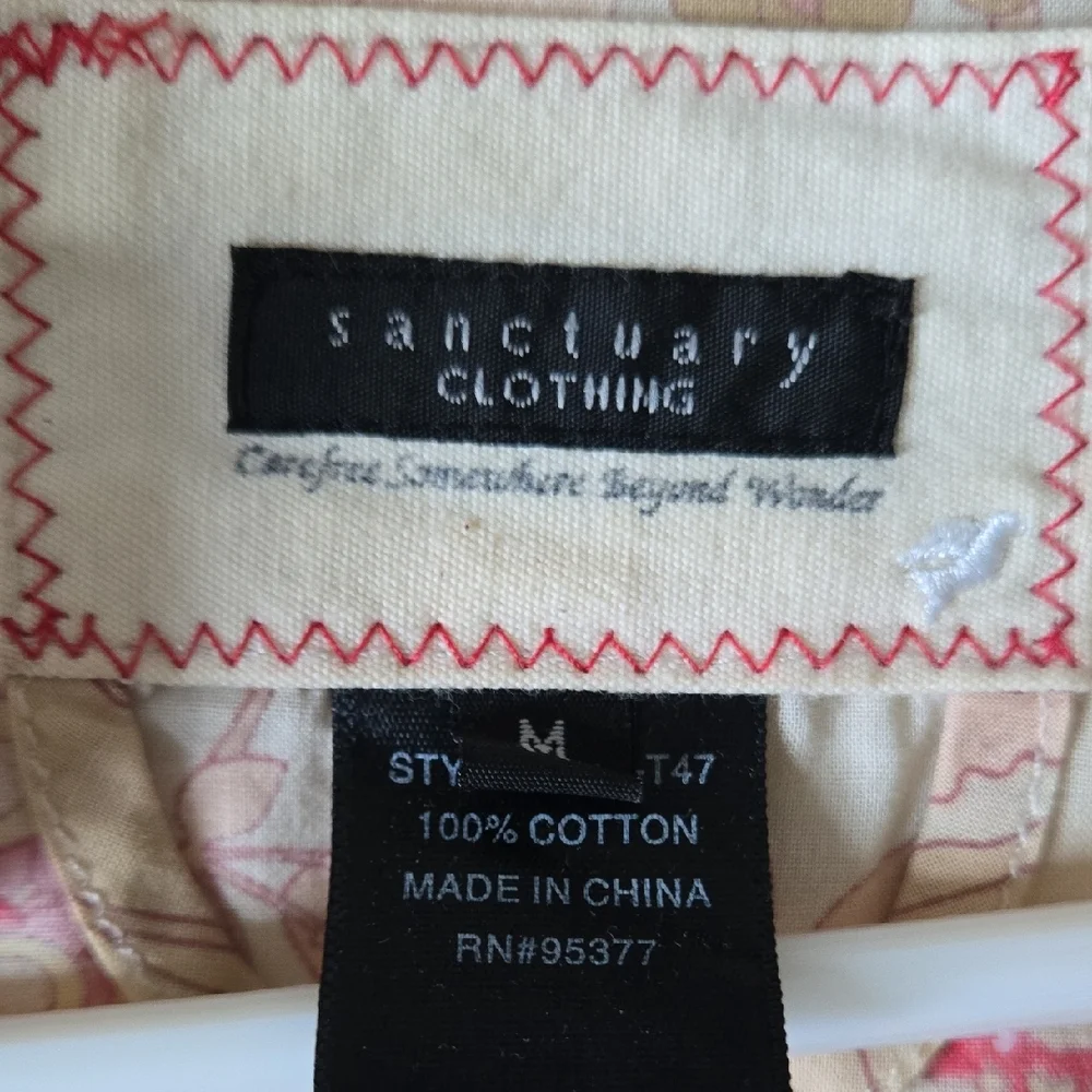Sanctuary Pink and Cream Floral Blouse - Picture 2 of 4